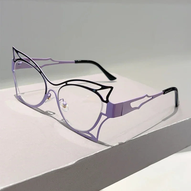 Lunettes papillon  – Anti-lumière bleue, multicolore – Plusieurs coloris
