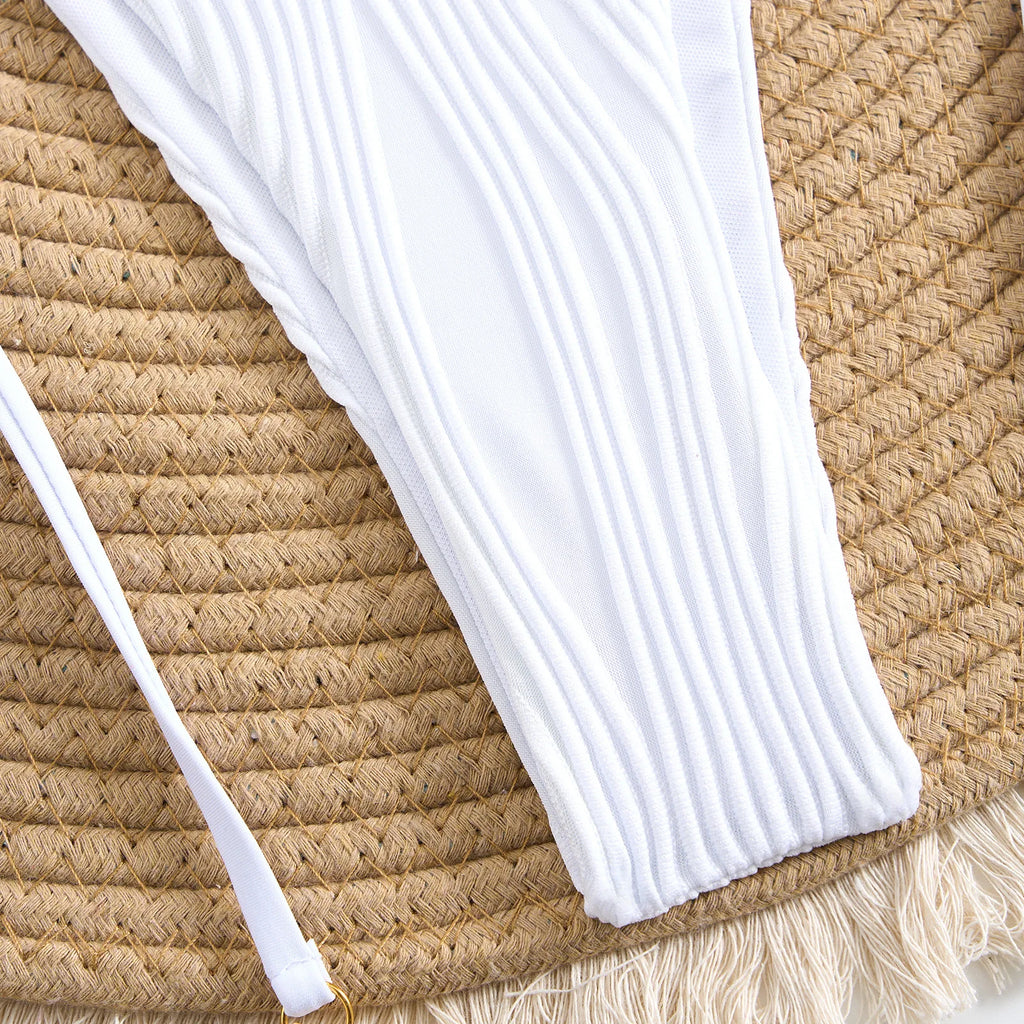 Bikini  2 Pièces – Dos Nu  Taille Haute -Plusieurs coloris