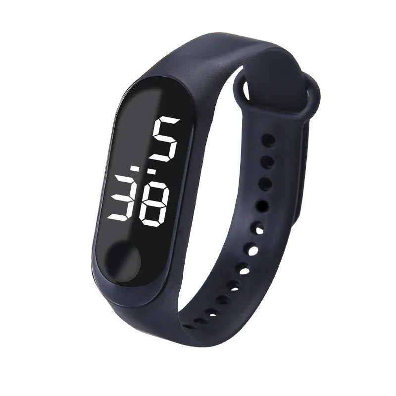 Montre digitale LED femme – Bracelet silicone sport & casual – Plusieurs coloris