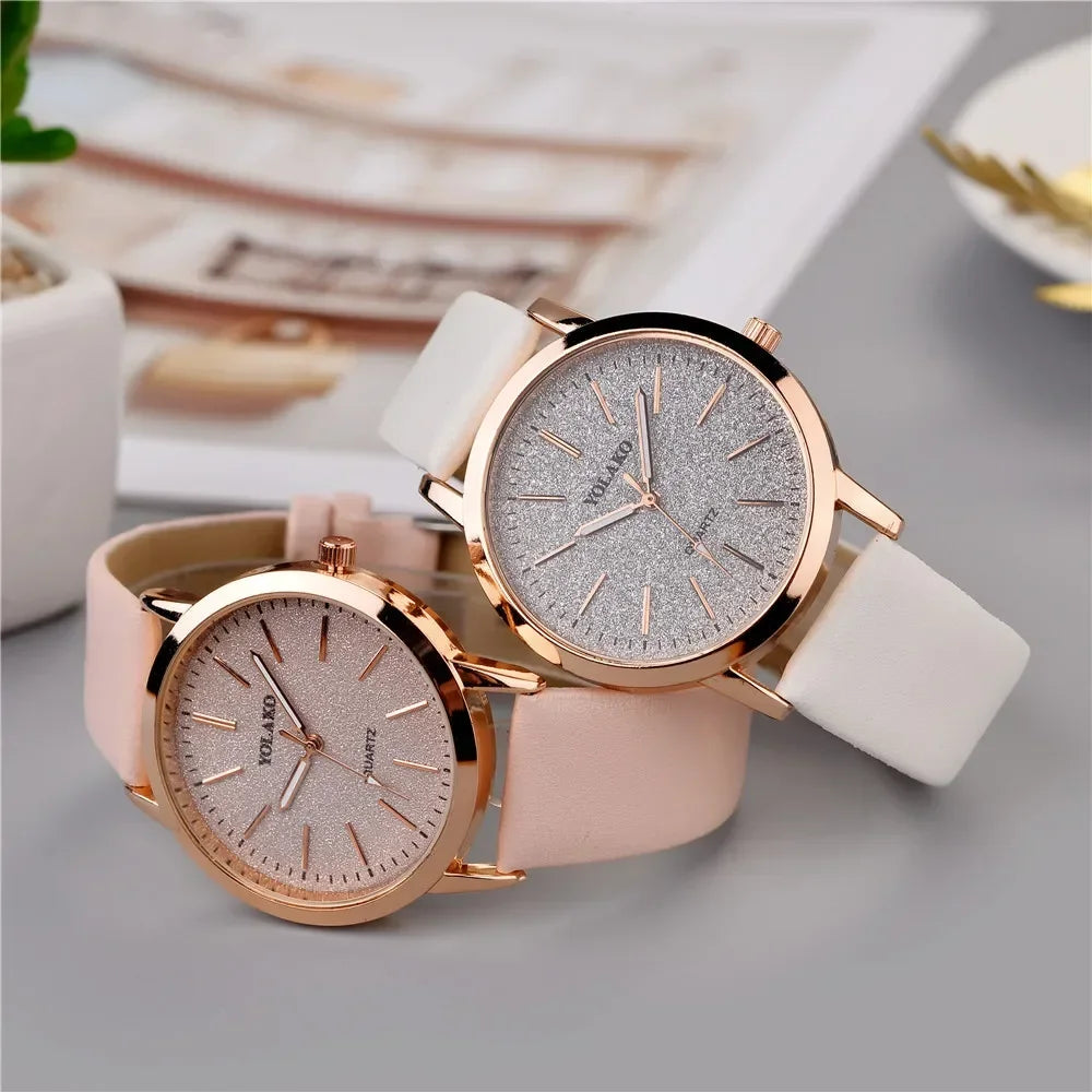 Montre femme cuir quartz – Design luxe & fashion – Plusieurs coloris