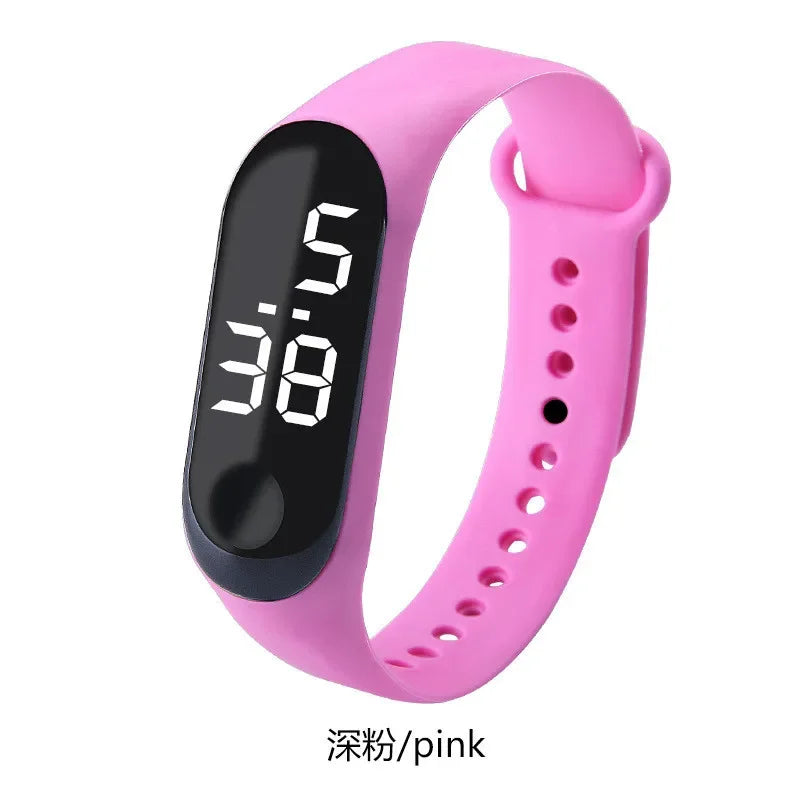 Montre digitale LED femme – Bracelet silicone sport & casual – Plusieurs coloris