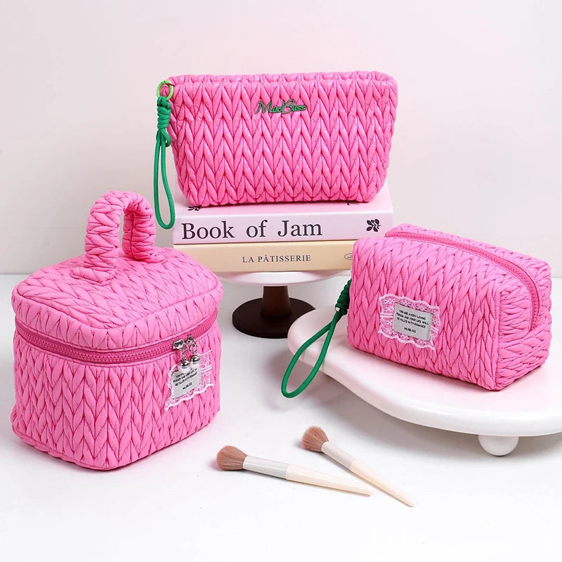 Trousse maquillage grande capacité –  voyage & quotidien 5 coloris