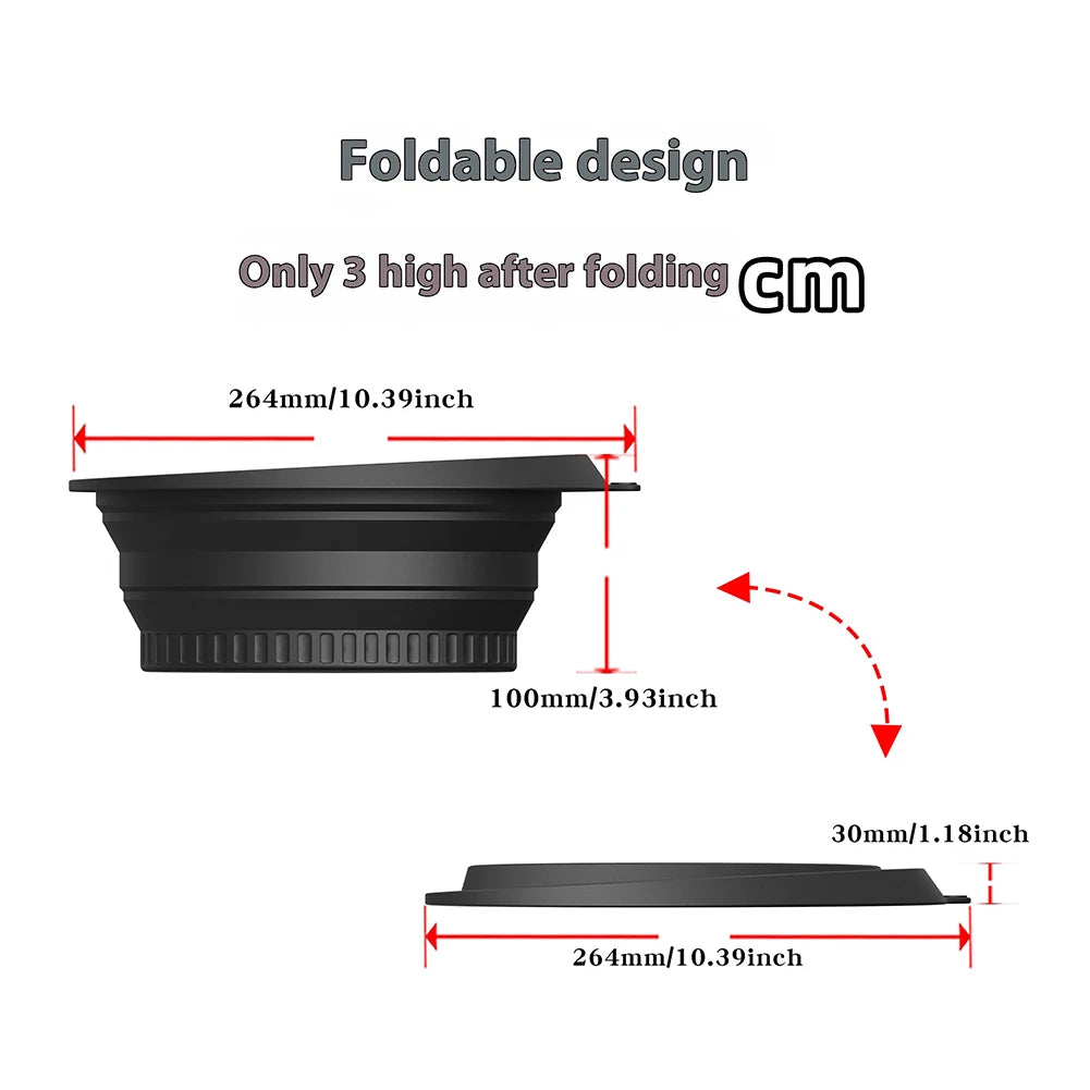 Bol Silicone bain de glace visage pliable –
