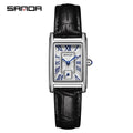 Montre Sanda femme Rectangle, quartz, étanche