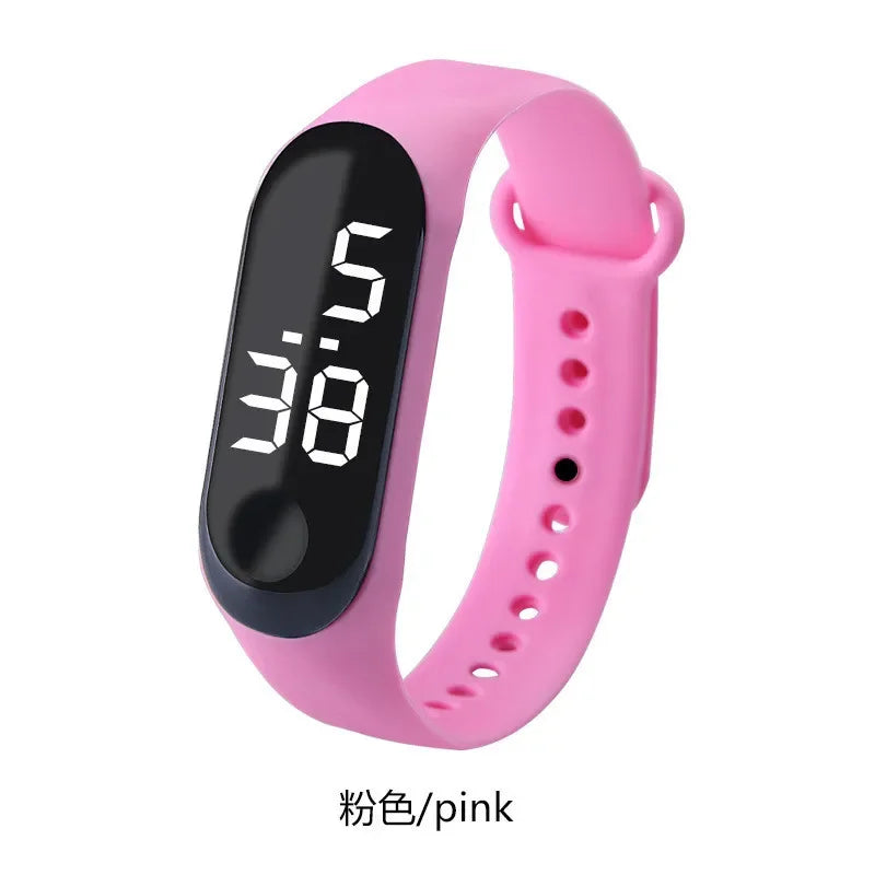 Montre digitale LED femme – Bracelet silicone sport & casual – Plusieurs coloris
