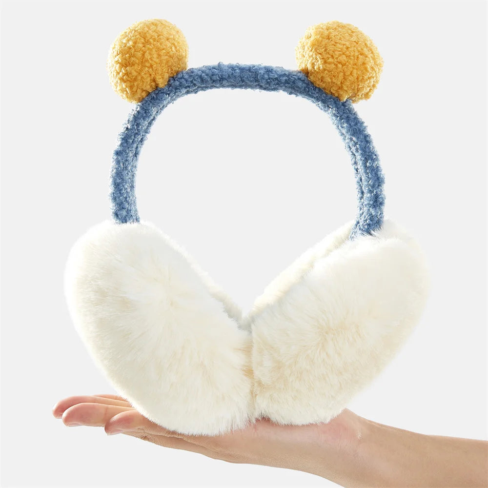Cache-oreilles fausse fourrure unisexe – Pliables – Plusieurs coloris