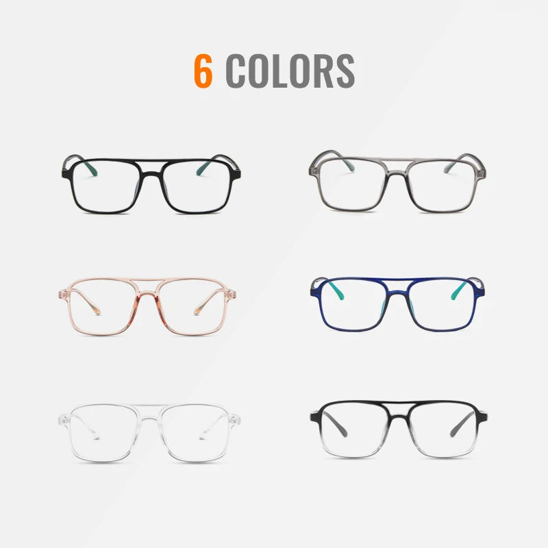 Lunettes vintage unisexe – Double pont – Plusieurs coloris