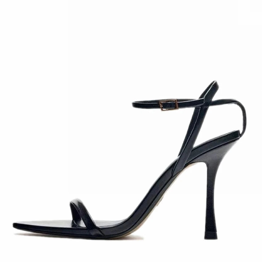 Sandales femme talons aiguilles – Sangle cheville 2 coloris