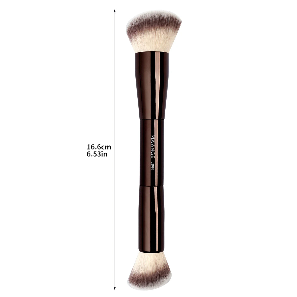 Pinceau Double Embout MAANGE – Fond de Teint, Poudre & Contouring