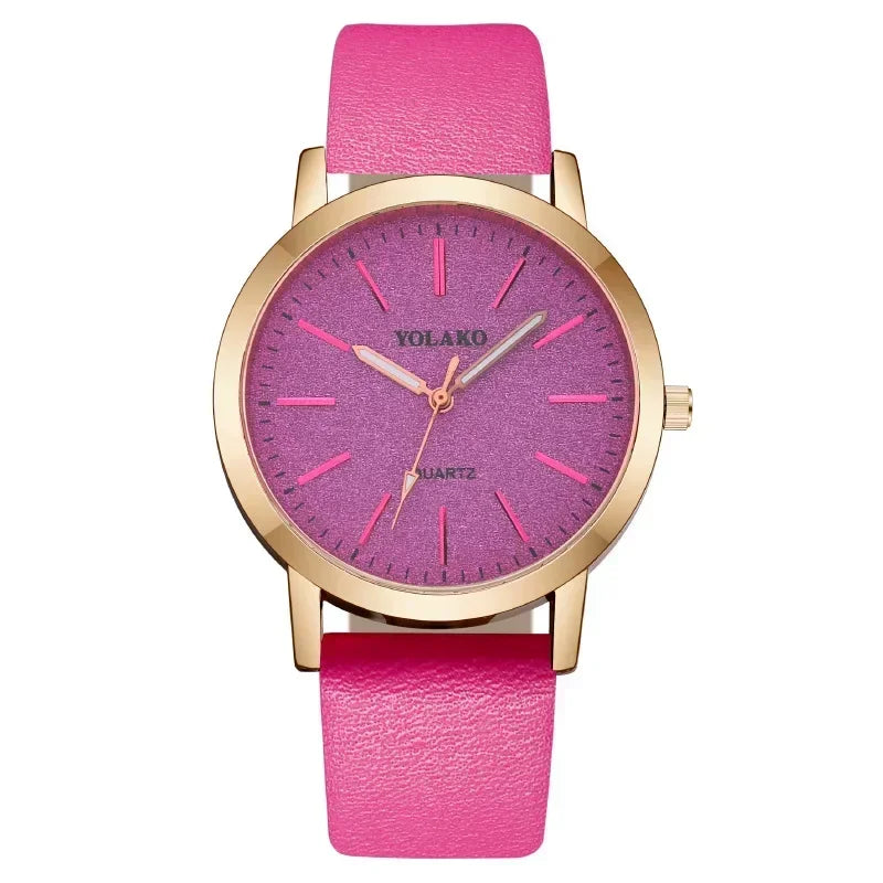 Montre femme cuir quartz – Design luxe & fashion – Plusieurs coloris