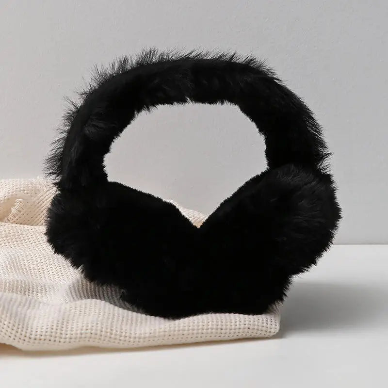 Cache-oreilles pliables  – Peluche douce – Plusieurs coloris