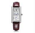 Montre rectangle femme – Quartz, bracelet cuir, analogique – Plusieurs coloris
