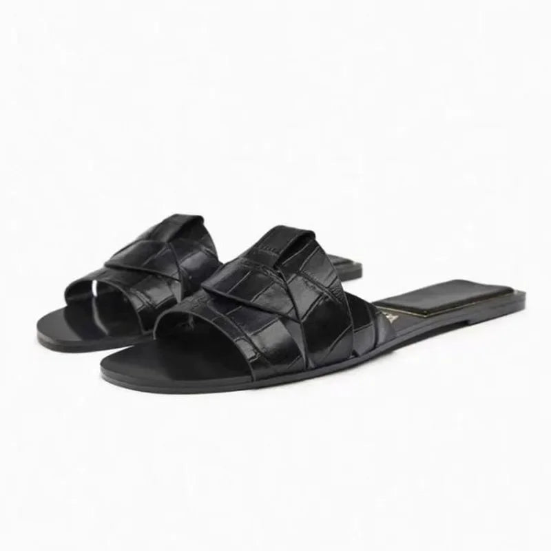Sandales Plates Tissées – Confort Décontracté Été-Plusieurs coloris