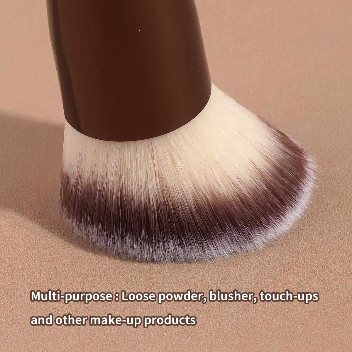 Pinceau Double Embout MAANGE – Fond de Teint, Poudre & Contouring
