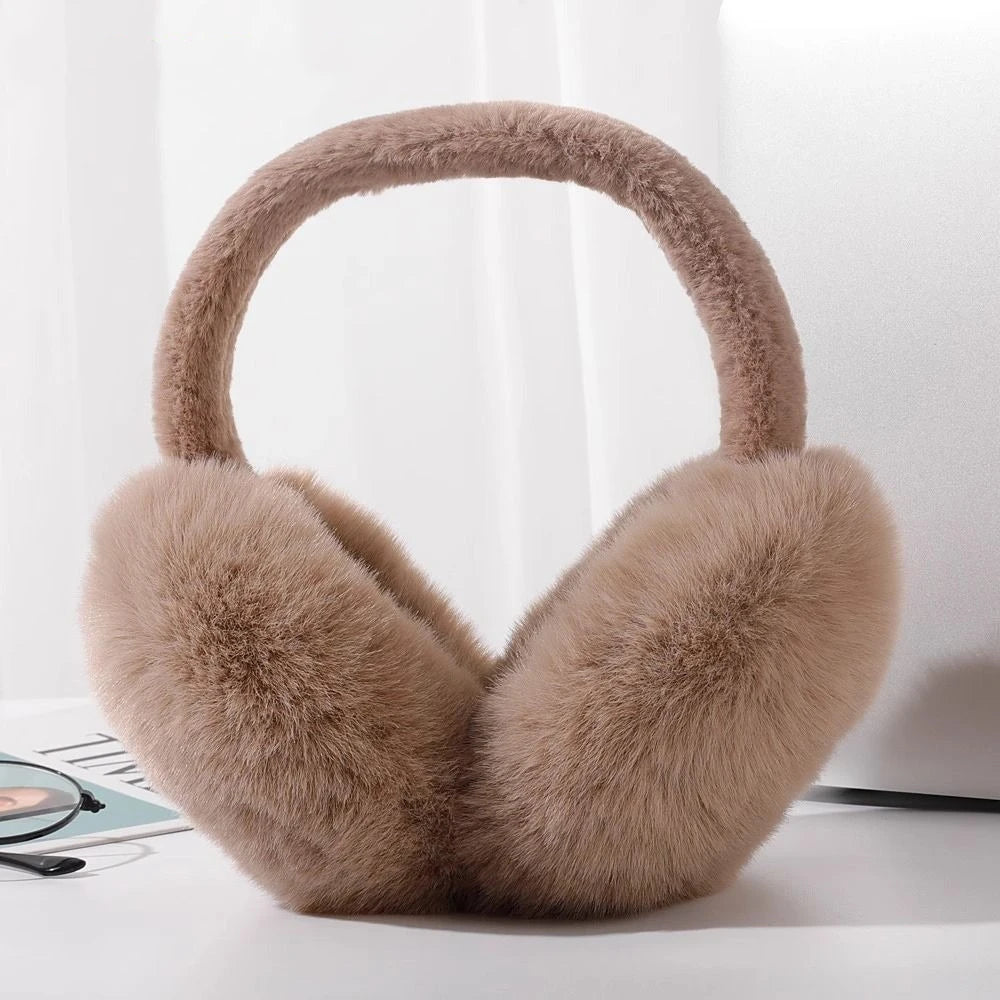 Cache-oreilles pliables unisexe – Couleur unie, épais – Plusieurs coloris
