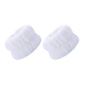 Bracelets lavage visage en polaire – Manchettes maquillage & douche, lot de 2