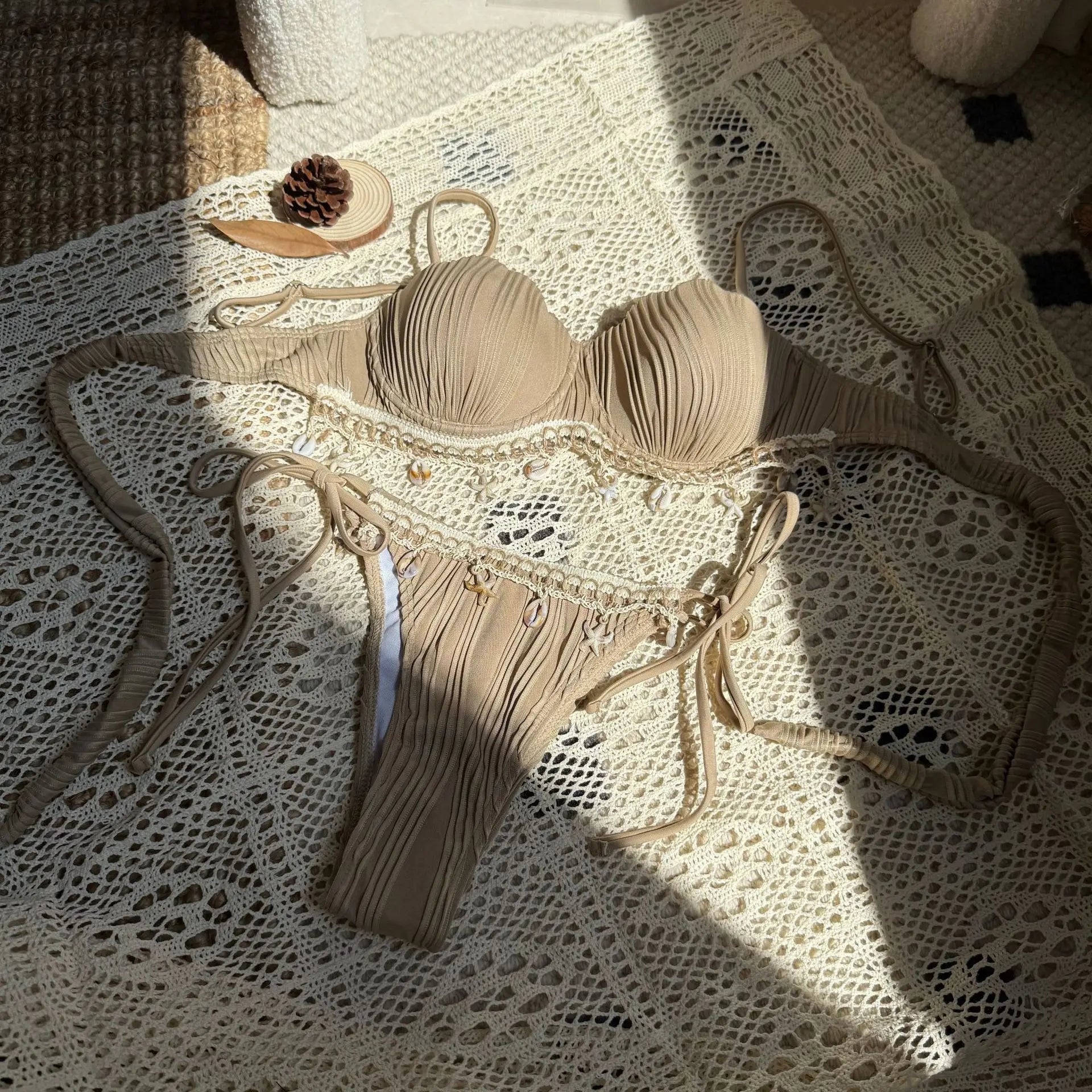 Bikini coquillage Push-Up – 5 Coloris