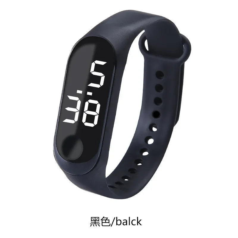 Montre digitale LED femme – Bracelet silicone sport & casual – Plusieurs coloris