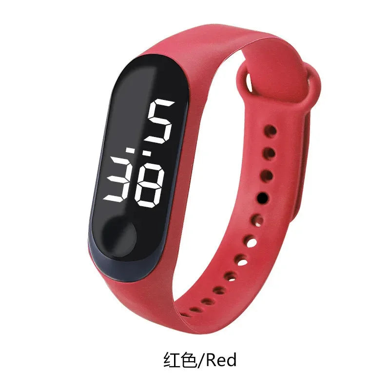 Montre digitale LED femme – Bracelet silicone sport & casual – Plusieurs coloris