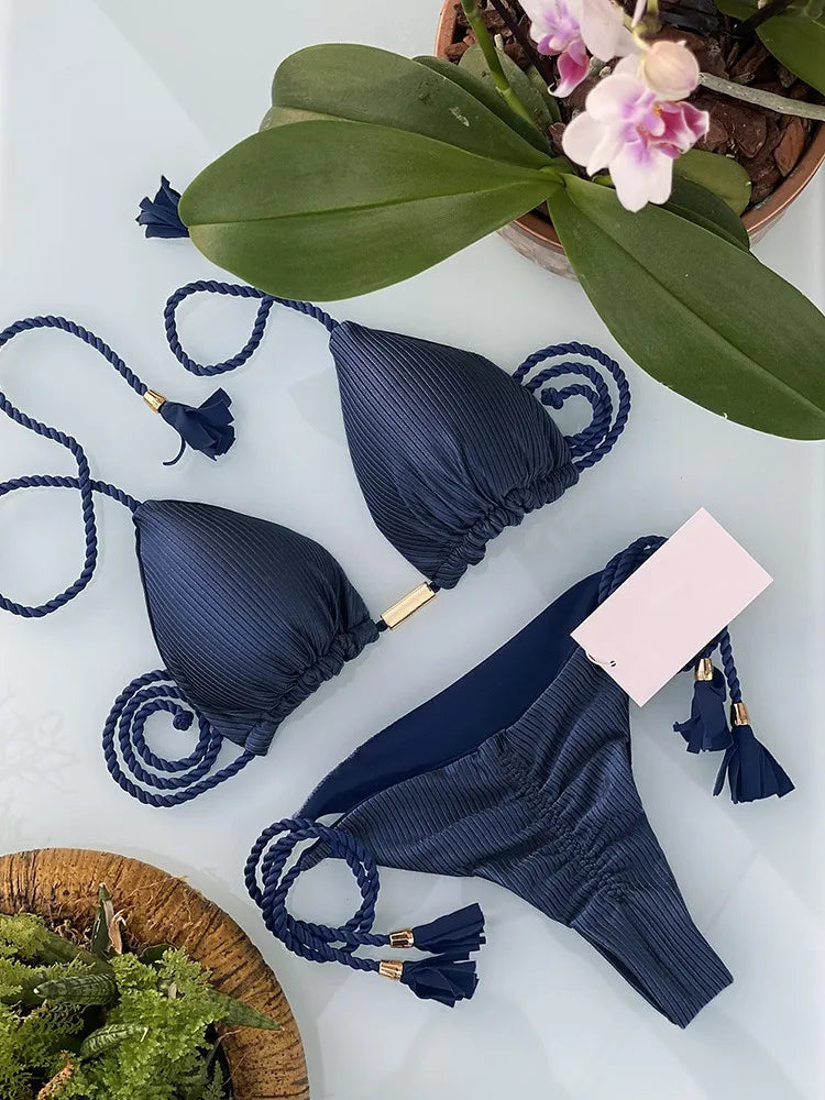 Bikini Femme & Taille Haute – 16 Coloris