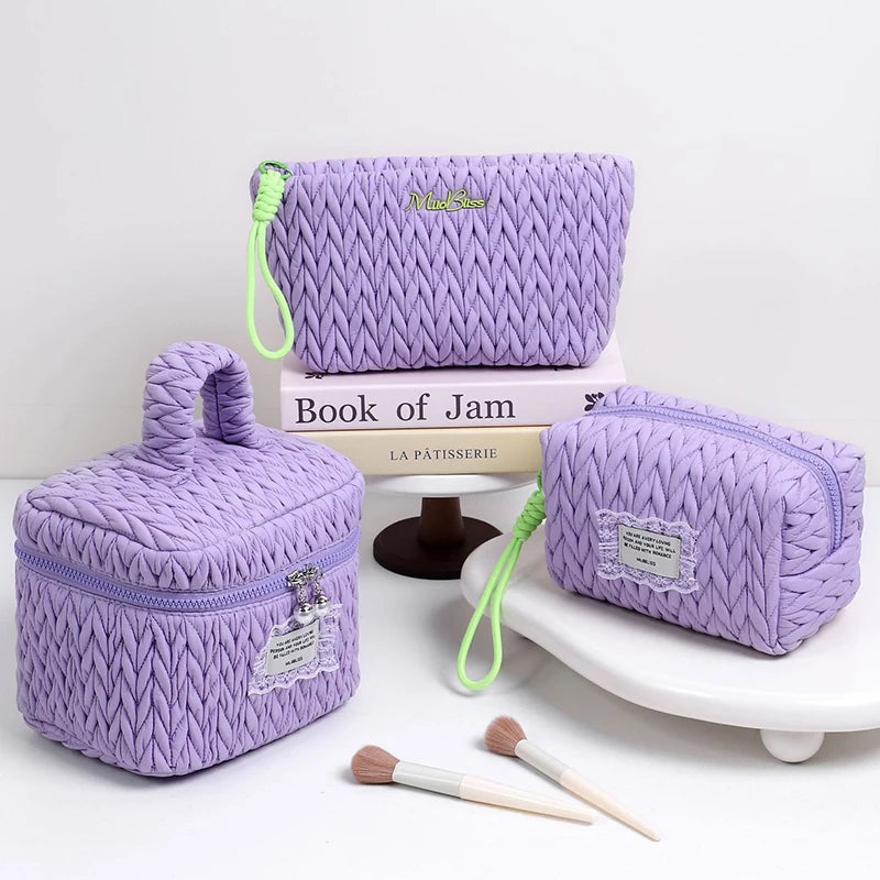 Trousse maquillage grande capacité –  voyage & quotidien 5 coloris
