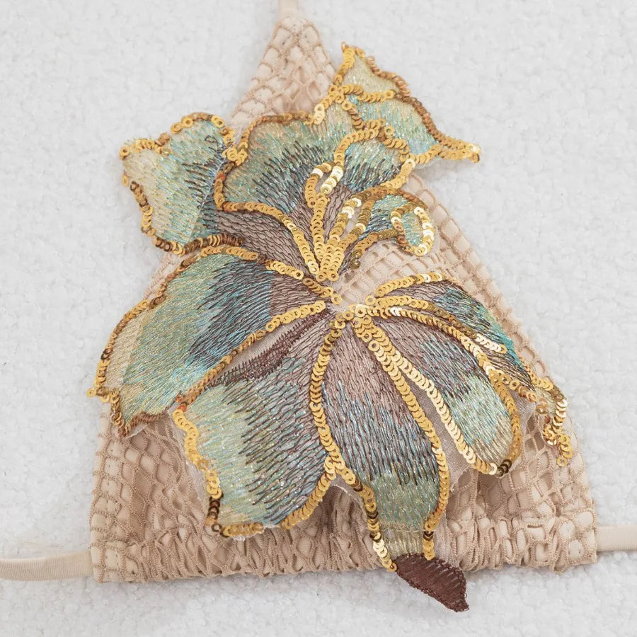 Applique taille basse Sexy 3 pièces ensemble de Bikini-maillot de bain de vacances à la plage pour femmes modeste burkini mujer burkini femme musulmane