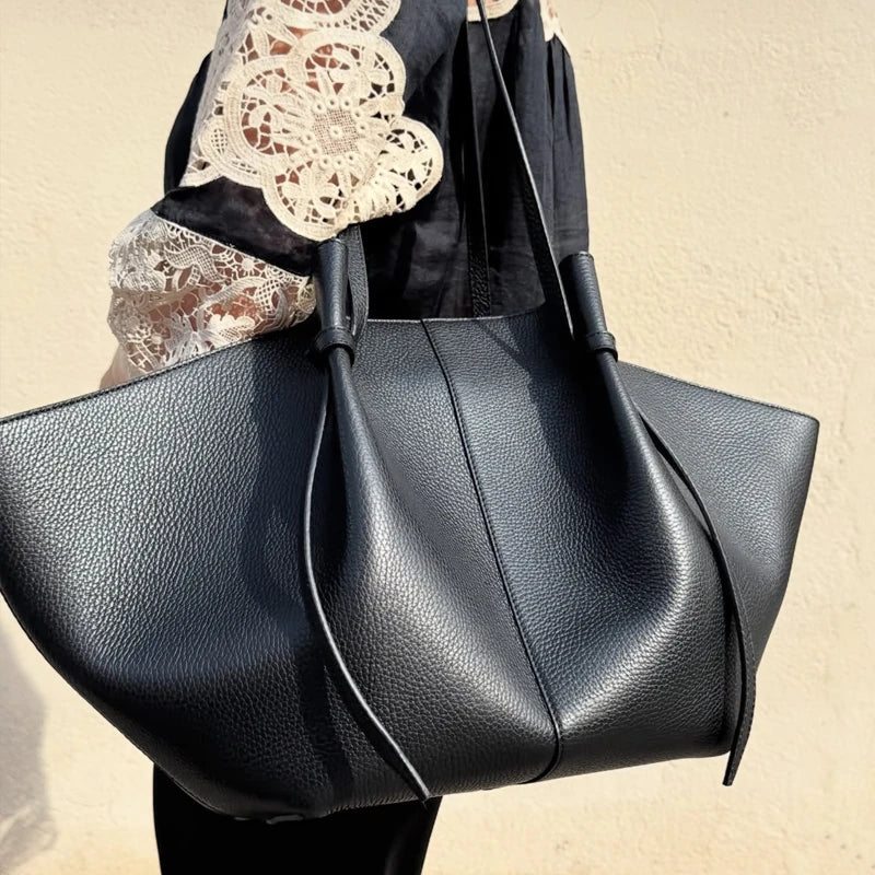Sac fourre-tout en simili-daim – Grande capacité – Plusieurs coloris
