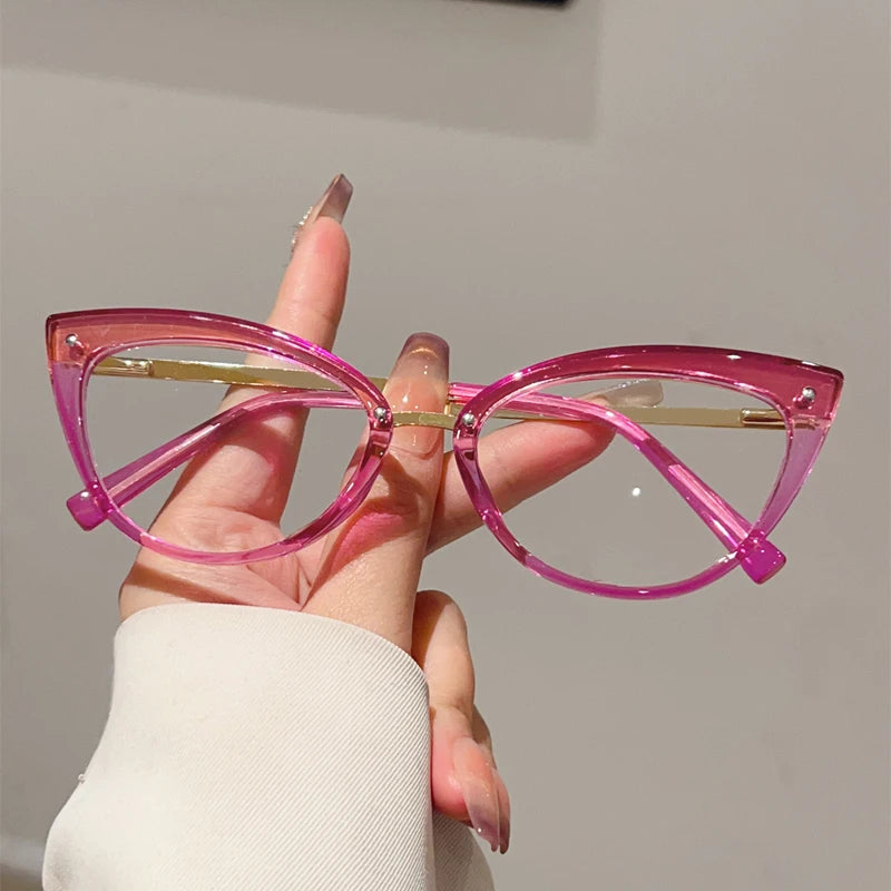 Lunettes œil de chat  – Anti-lumière bleue, couleurs candy – Plusieurs coloris