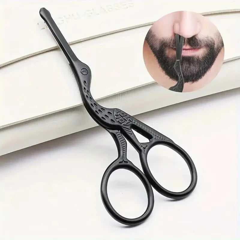 Ciseaux de Précision Visage – Sourcils, Nez, Barbe & Moustache