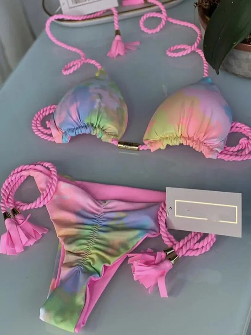 Bikini Femme & Taille Haute – 16 Coloris