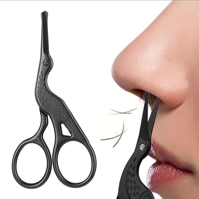 Ciseaux de Précision Visage – Sourcils, Nez, Barbe & Moustache