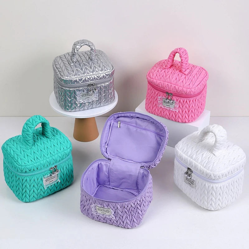 Trousse maquillage grande capacité –  voyage & quotidien 5 coloris