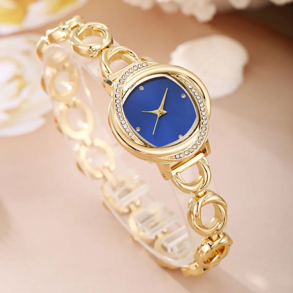 Montre femme design – Alliage, mouvement quartz – Plusieurs coloris