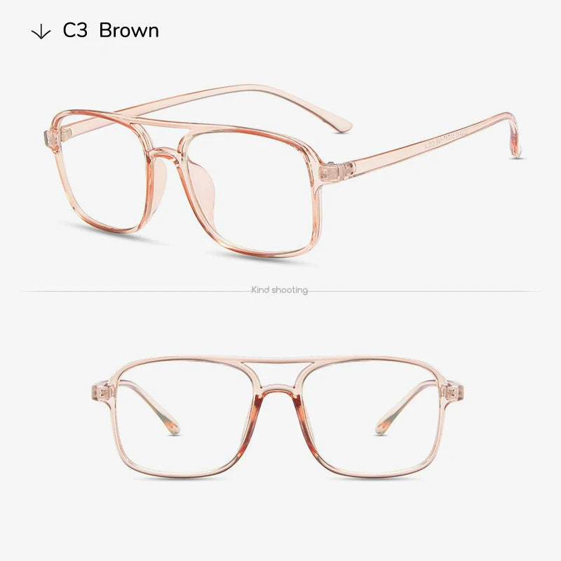 Lunettes vintage unisexe – Double pont – Plusieurs coloris