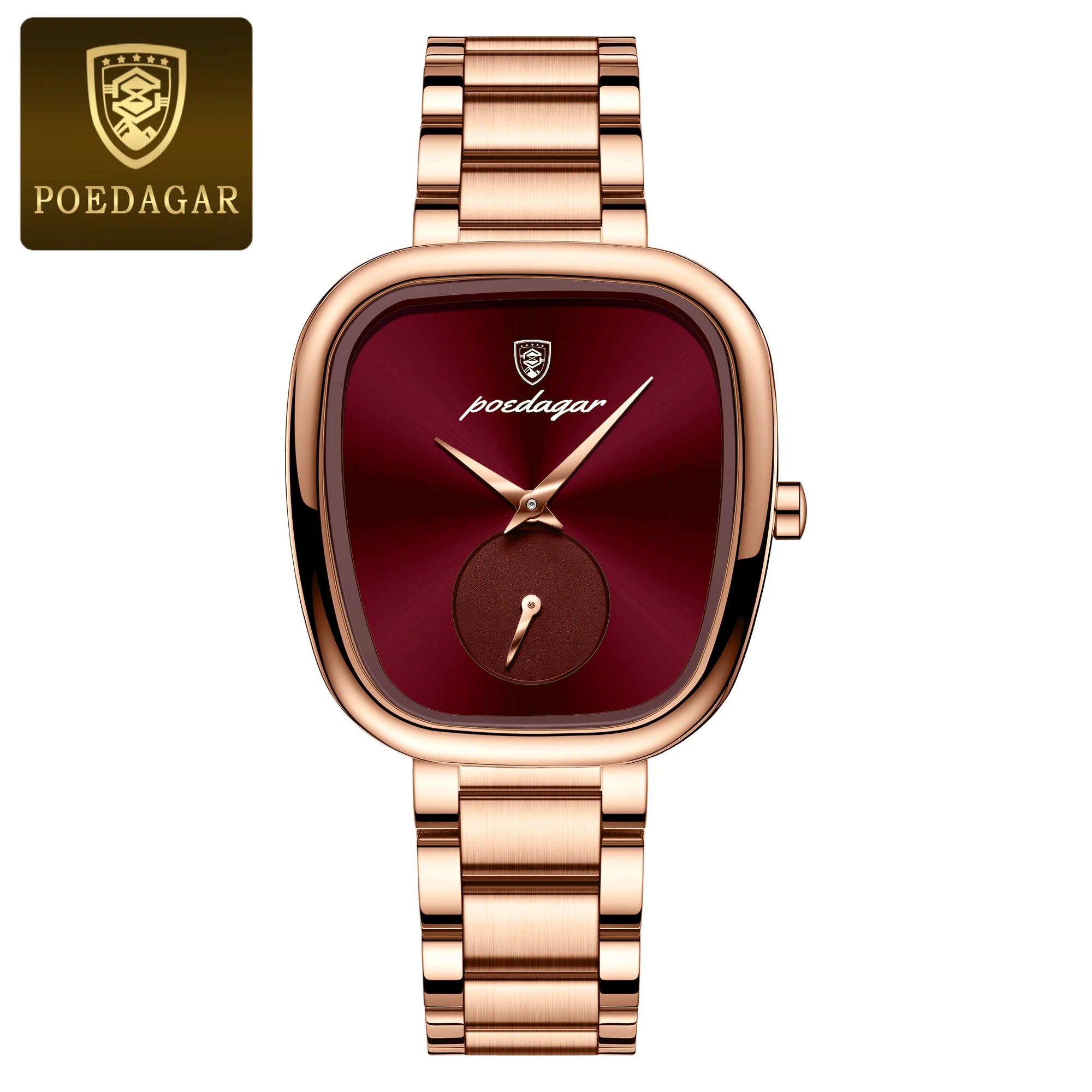 Montre femme luxe – Acier inoxydable, quartz, étanche – Plusieurs coloris