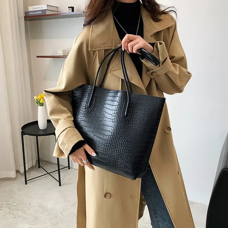 Grand sac à main  – Fourre-tout mode – Plusieurs coloris