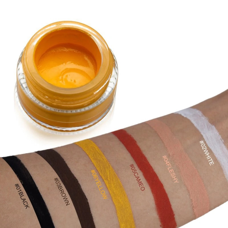 BEAUTY GLAZED 6 Colors Makeup 2 in 1 Gel Eyeliner Cream Profesional  Long Lasting Eyebrow Gel Makeup