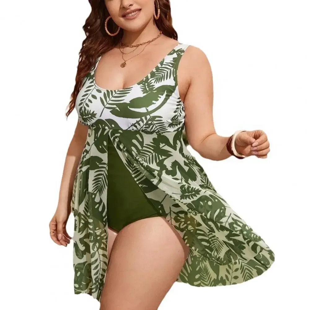 Monokini Femme Grande Taille Col Carré – 6 Coloris 1XLà 5XL