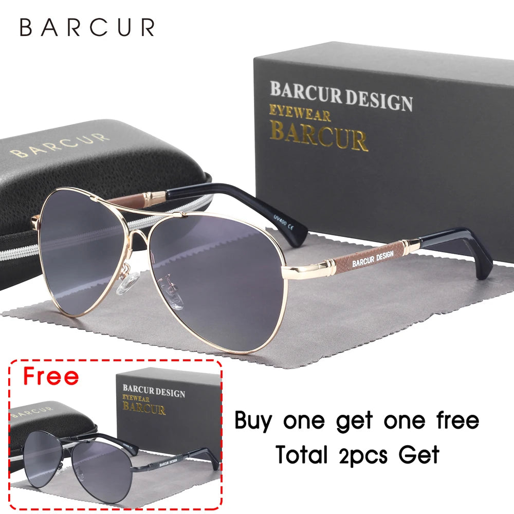 Lunettes de soleil pilote – Monture acier  – Plusieurs coloris
