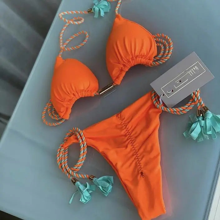 Bikini Femme & Taille Haute – 16 Coloris