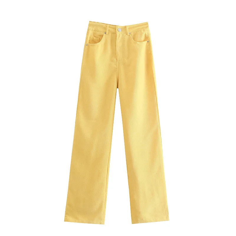 Jean large femme Taille haute, coupe baggy