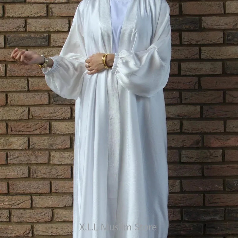 Abaya Satin Longue Élégante - 8 coloris