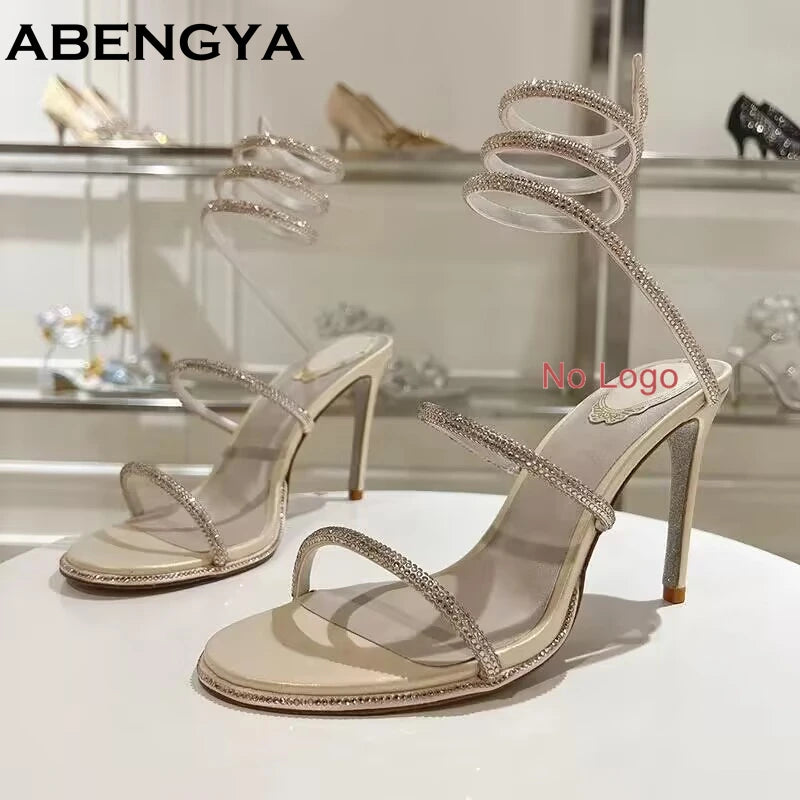 Sandales femme cuir véritable – Talon haut - 22 coloris