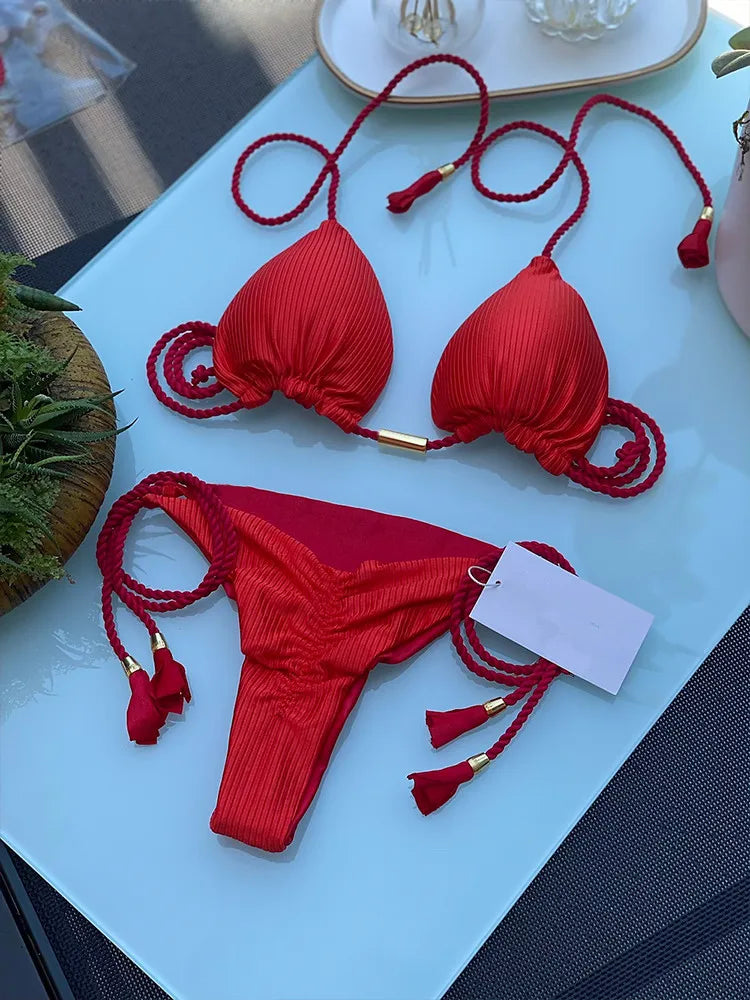 Bikini Femme & Taille Haute – 16 Coloris