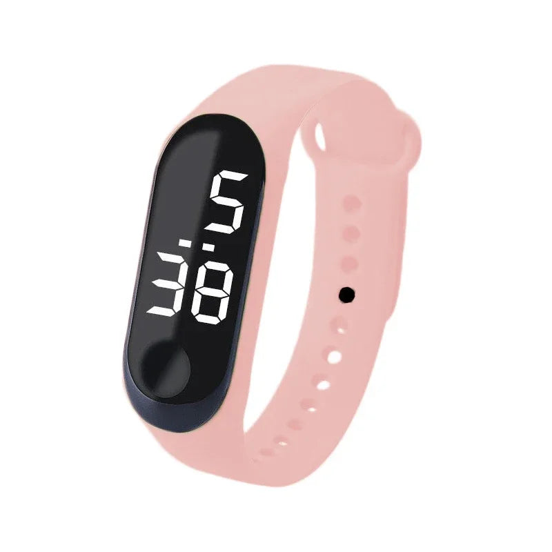 Montre digitale LED femme – Bracelet silicone sport & casual – Plusieurs coloris