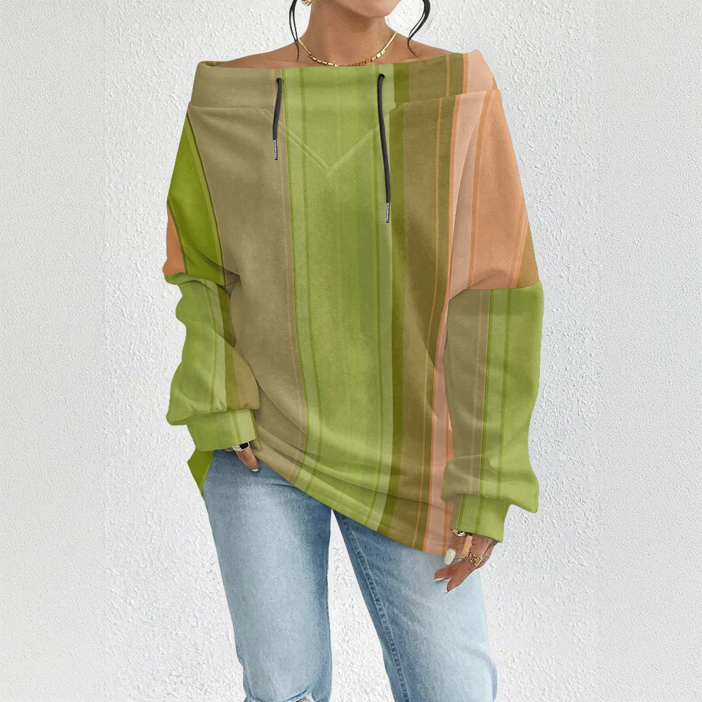 Blouse débardeur à rayures pour femme - Manches cloche, style bohème et épaule tombante pour soirée