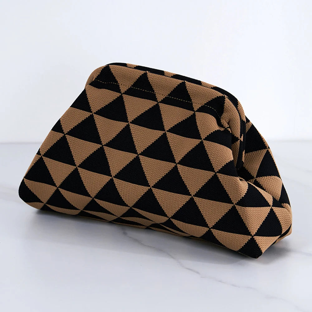 Pochette de plage en crochet – Sac été décontracté, color-block 13 coloris