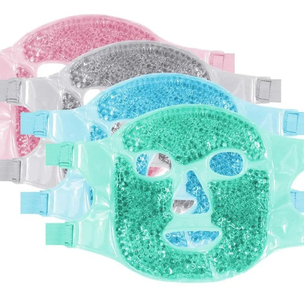 Masque gel yeux & visage chaud/froid – Réutilisable, anti-fatigue, 3 coloris