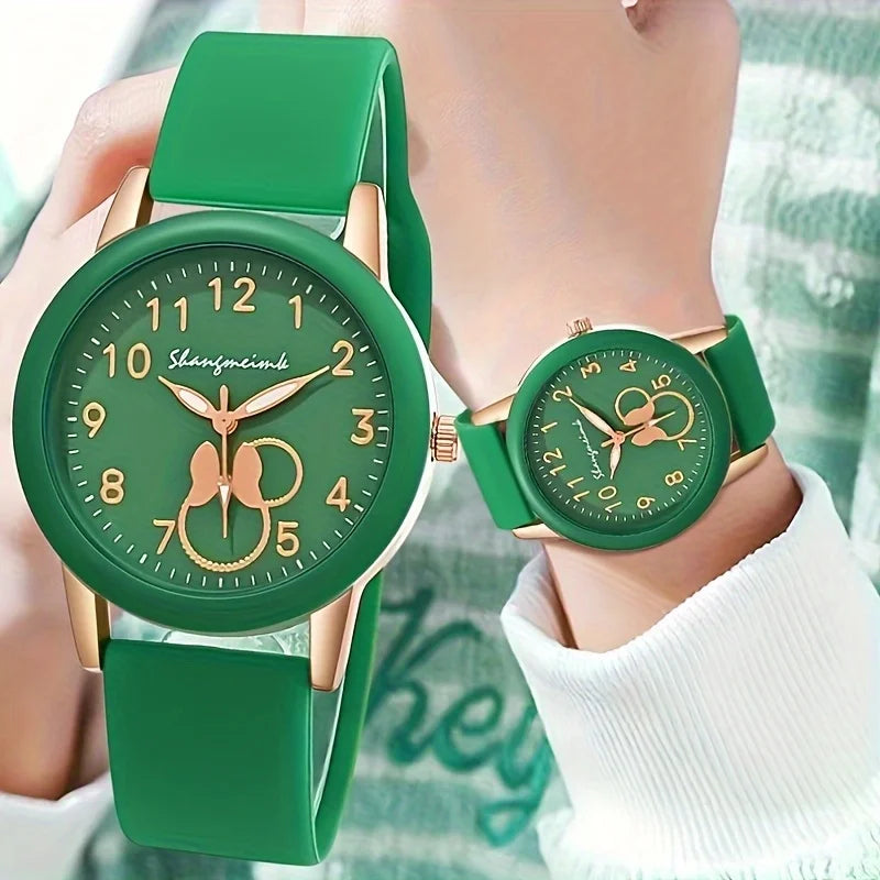 Montre silicone femme – Couleurs vives – Plusieurs coloris
