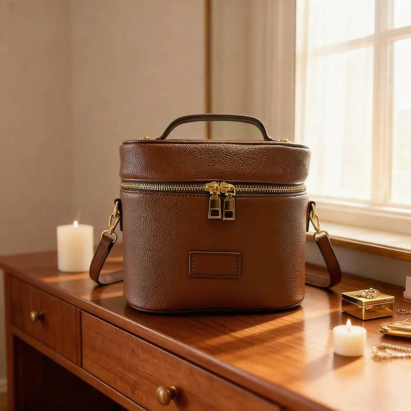 Sac à cosmétiques luxe grande capacité – 5 coloris